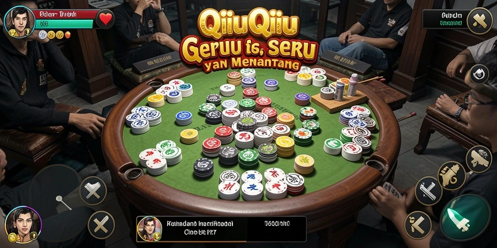 Tampilan menarik saat gameplay QiuQiu di C0077.