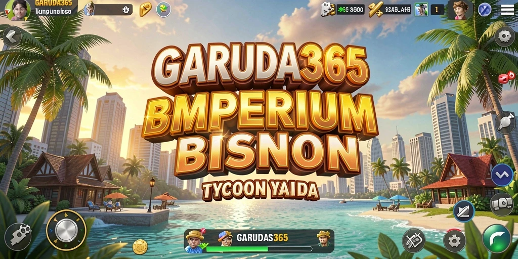 Screenshot gameplay GARUDA365 menampilkan aktivitas seru membangun bisnis Tycoon.