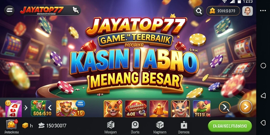 Screenshot gameplay JAYATOP77 yang menampilkan suasana kasino yang menarik.