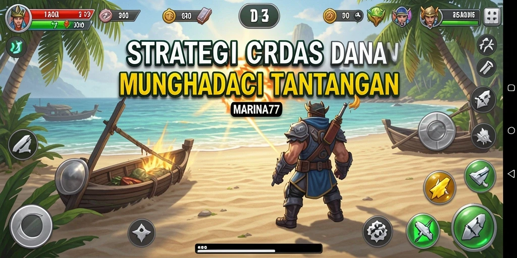 Tampilan gameplay MARINA77 yang menantang dan strategis.