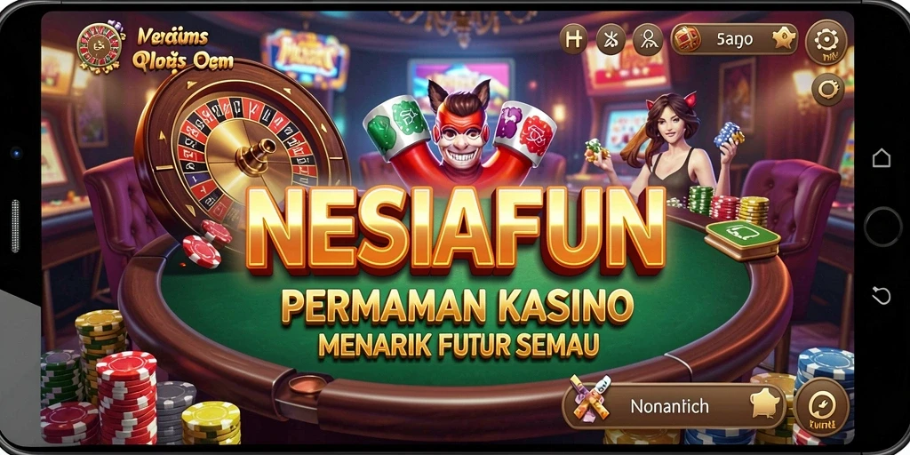 Tampilan gameplay seru di NESIAFUN yang menggugah semangat.