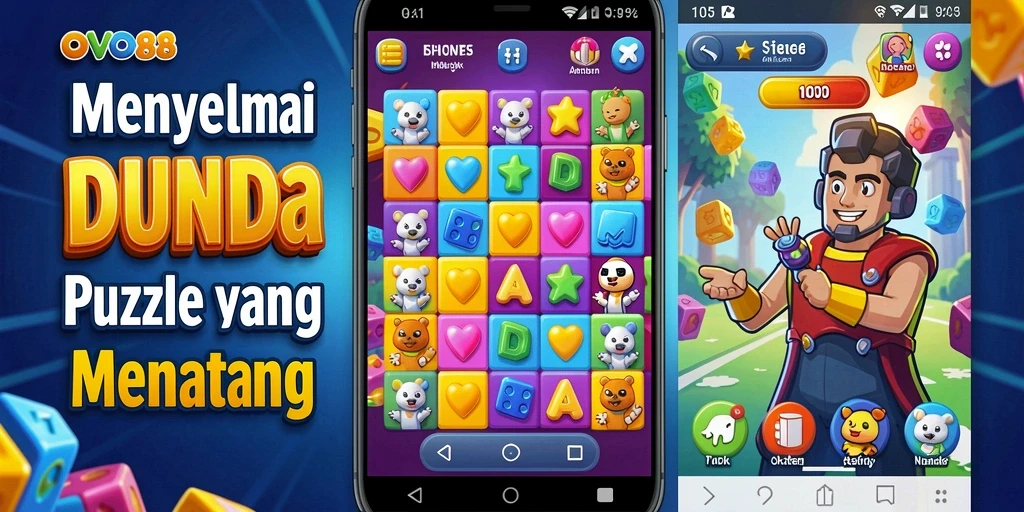 Screenshot gameplay OVO88 yang menunjukkan tantangan puzzle yang menarik.