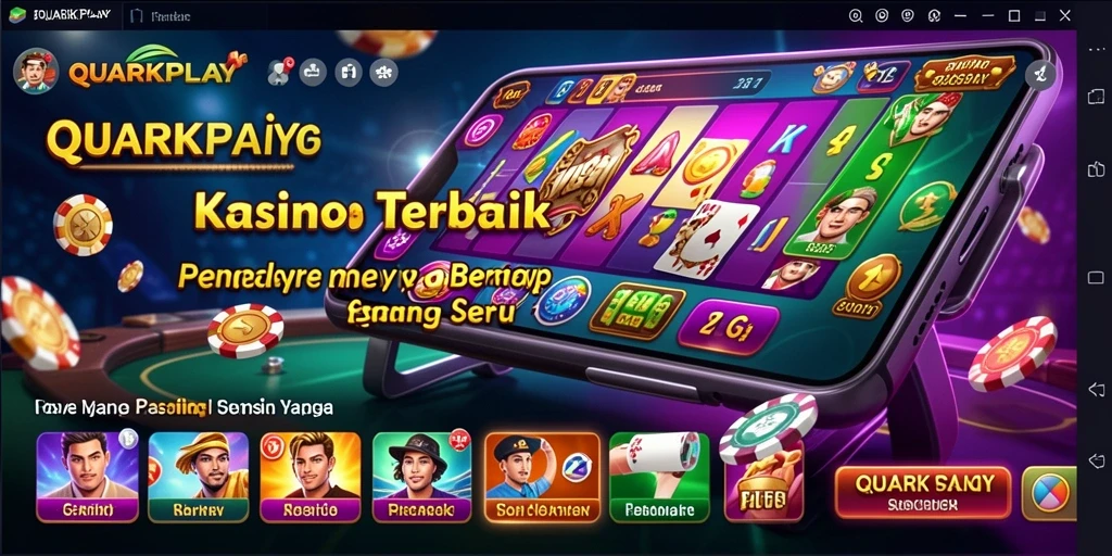 Tampilan permainan Kasino yang menarik dan interaktif dalam QUARKPLAY.