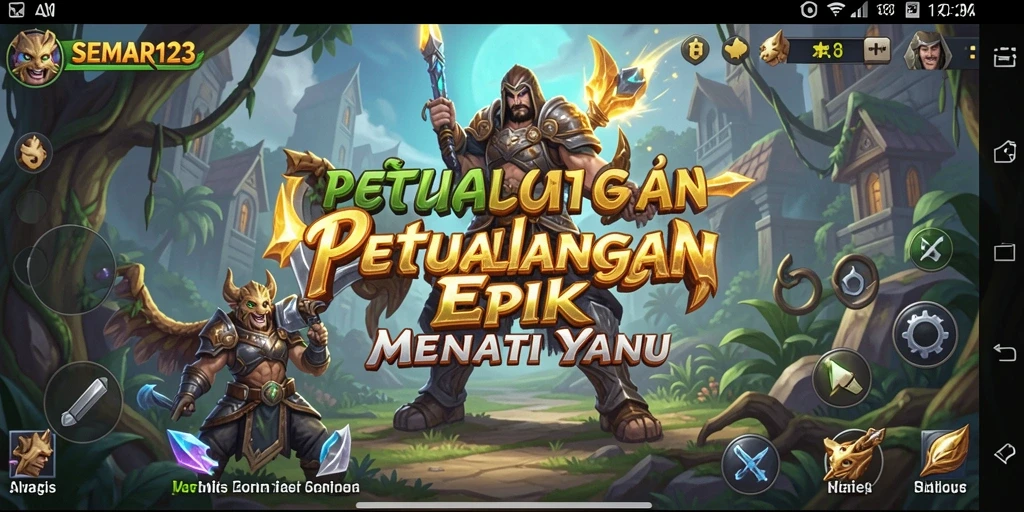 Screenshot SEMAR123 menampilkan aksi petualangan yang mendebarkan.