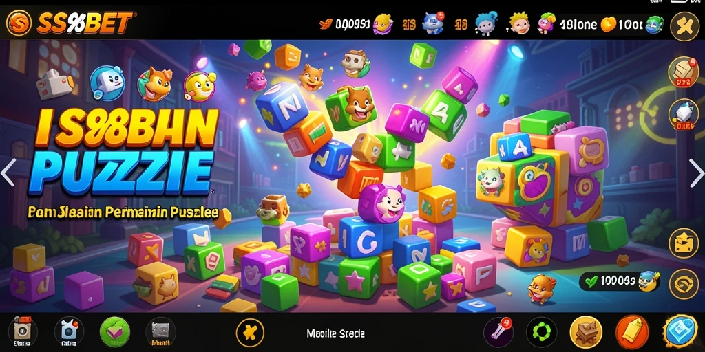 Screenshot utama SS88BET menampilkan gameplay Puzzle yang seru.