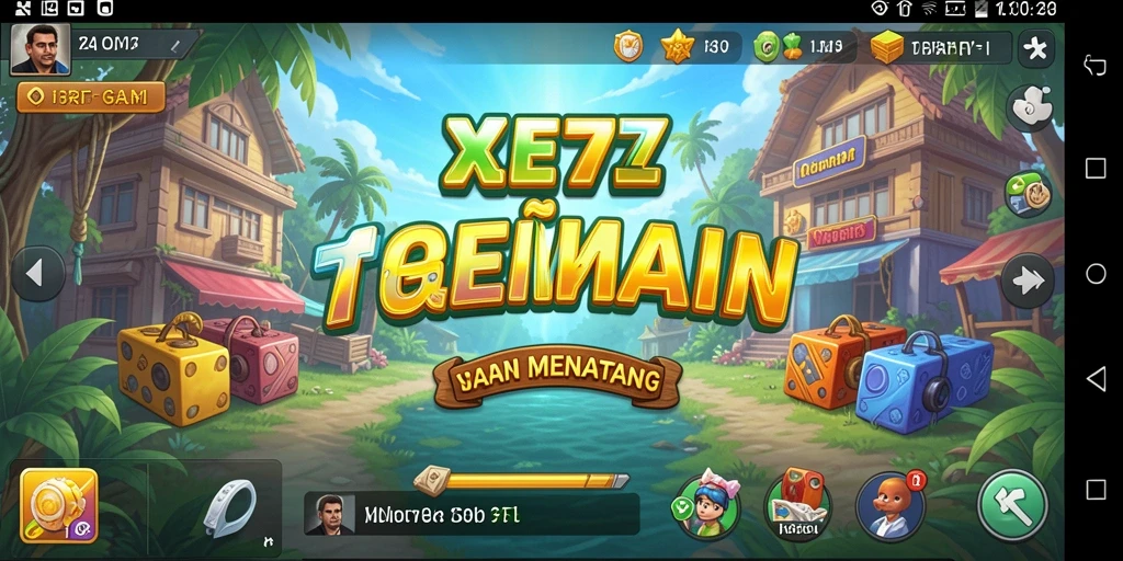 Screenshot XE77 menampilkan gameplay Idle yang memukau.