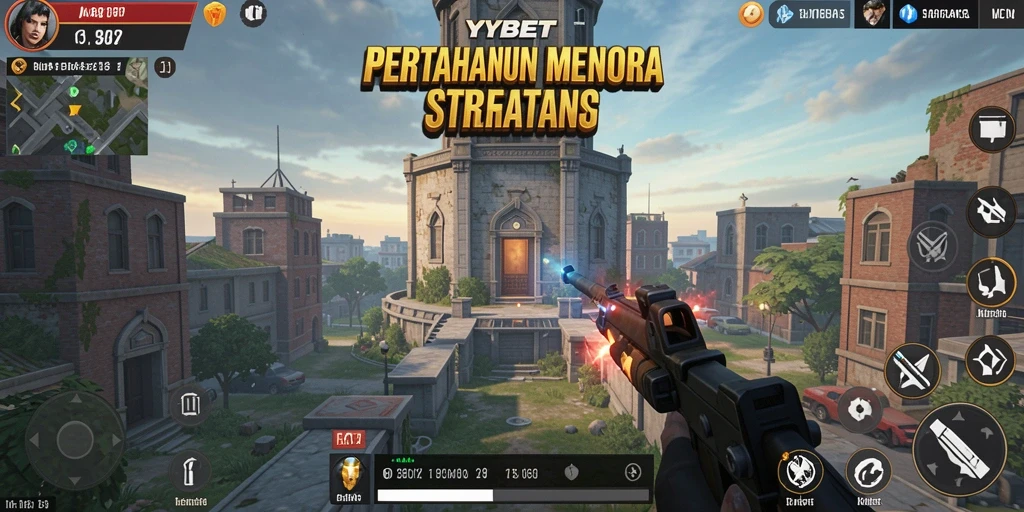 Gameplay seru YYBET dalam pertahanan menara yang menarik.